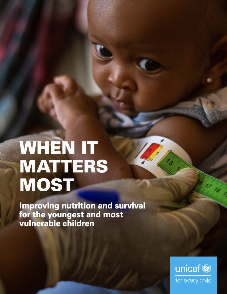 When it Matters Most: Improving nutrition and survival for the youngest ...