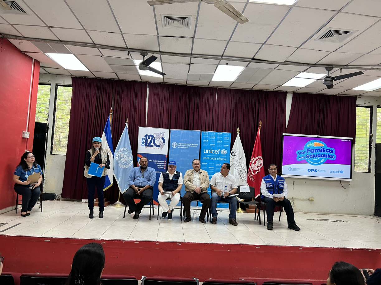 FAO-UNICEF at event in El Salvador