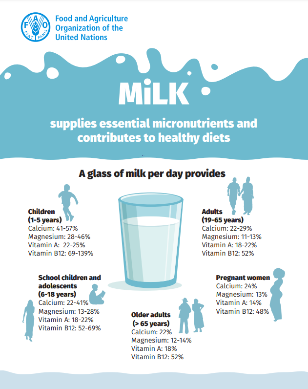 FAO-Milk infographic image (2023)