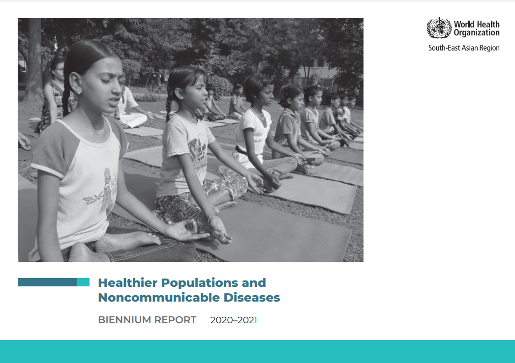 WHO SEARO-Healthier Populations & NCDs report-cover (19Jan2024)