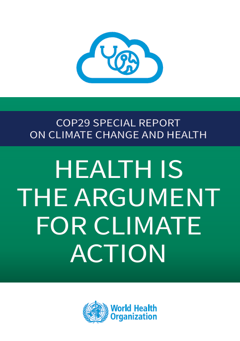 COP29 Report-Climate change & Health-cover