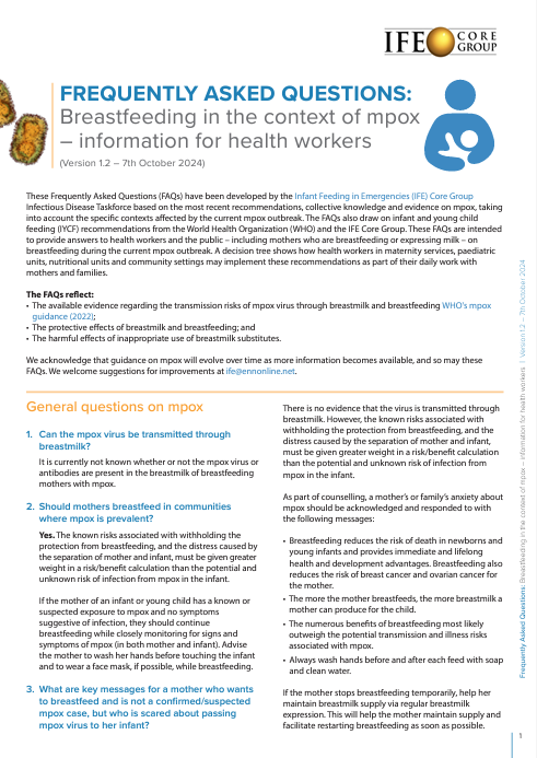 FAQs BF & mpox 4 Health Wkrs (7Oct2024)